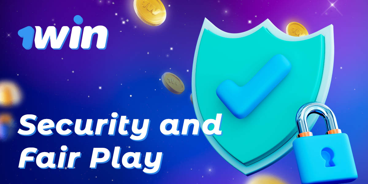 Security and fair play provided by 1Win online casino