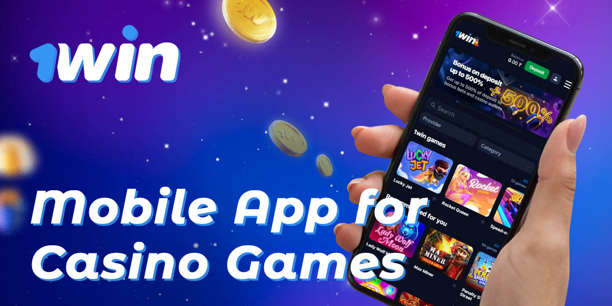 Download and install 1Win mobile application for online casino games